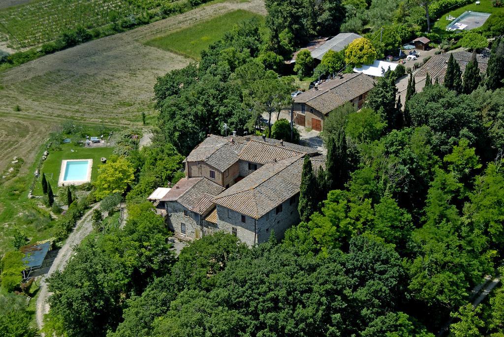 Вилла La Rocca Della Magione Монтериджиони Экстерьер фото